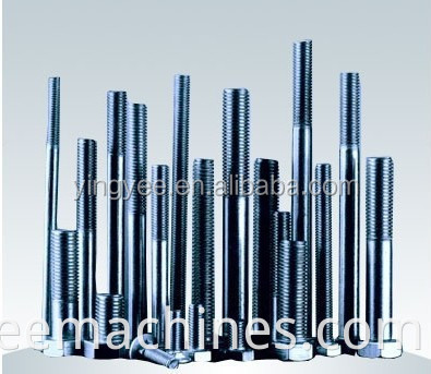 pipe tube three roller thread rolling machine bolts nuts screws rods